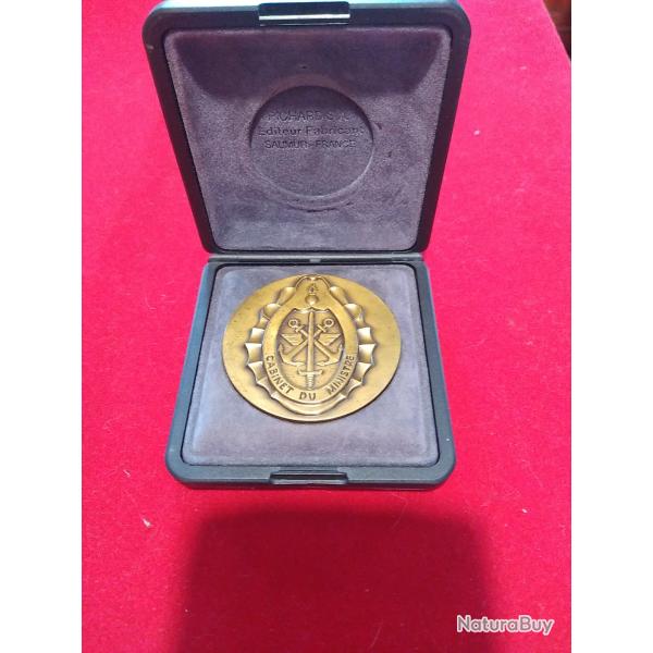 M�daille en bronze - Cabinet du Ministre de la D�fense / Arm�es