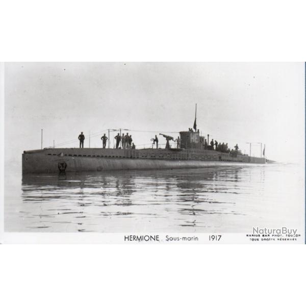Carte postale ancienne - Sous-marin Hermione 1917 - Marius Bar - N�8934