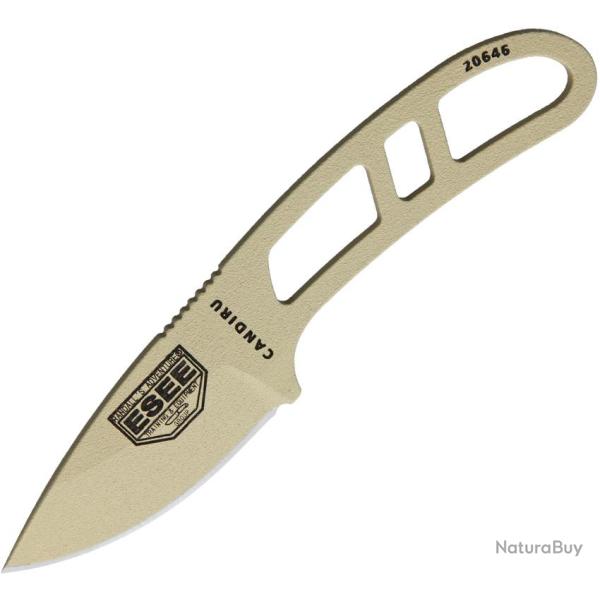 Couteau Fixe ESEE Candiru Series Lame Acier 1095HC Drop Point �tui Plastique ESCANDT