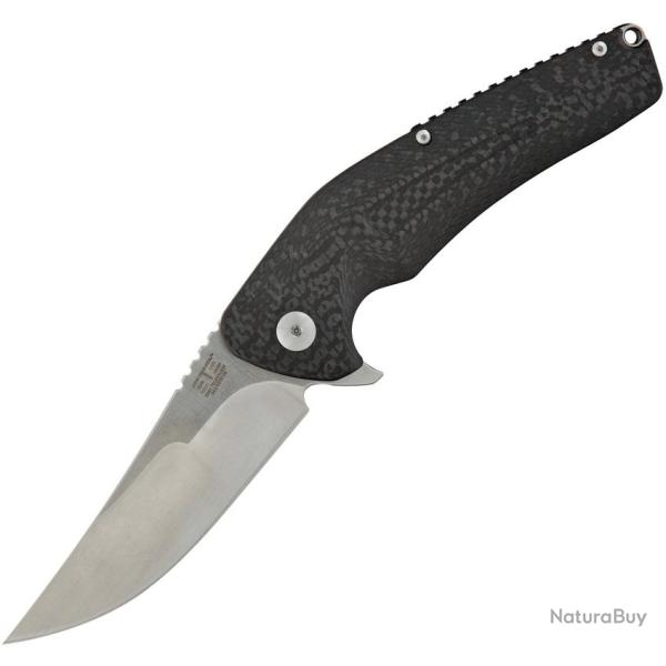 Couteau Pliant ETE JB Lame Acier D2 Manche G10 Noir Linerlock ETEK1702