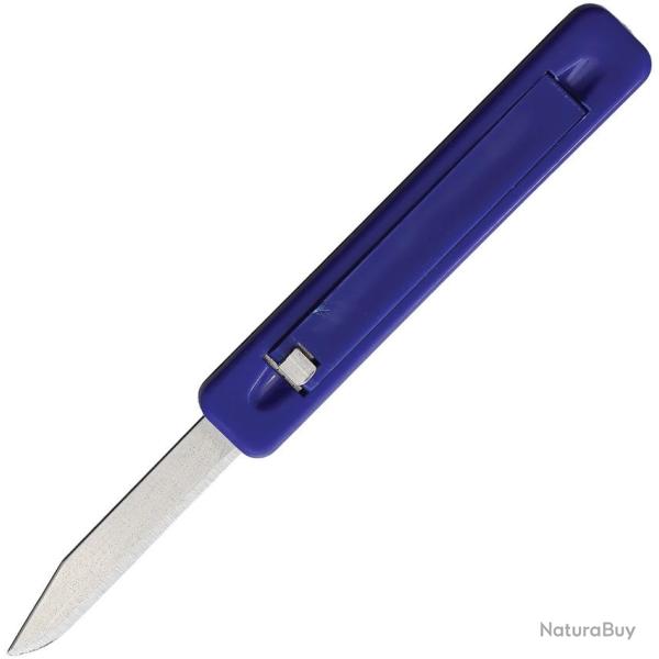 Couteau Pliant Flip-It Lame Inox Manche Plastique Bleu FL250BL