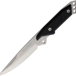 Couteau Fixe Fremont Fontenelle Lame Acier 3Cr13 Manche ABS Noir &Eacute;tui Nylon FRE00402