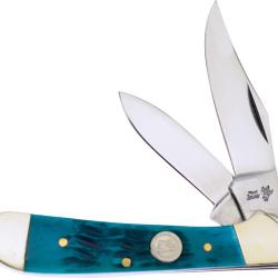 Couteau Pliant Frost Cutlery Copperhead Lame Inox Manche Os Vert F14950GPB