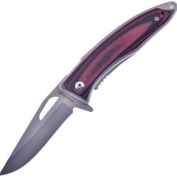 Couteau Pliant Frost Cutlery Aristocrat A/O Lame Inox Manche Inox Linerlock F15363RM