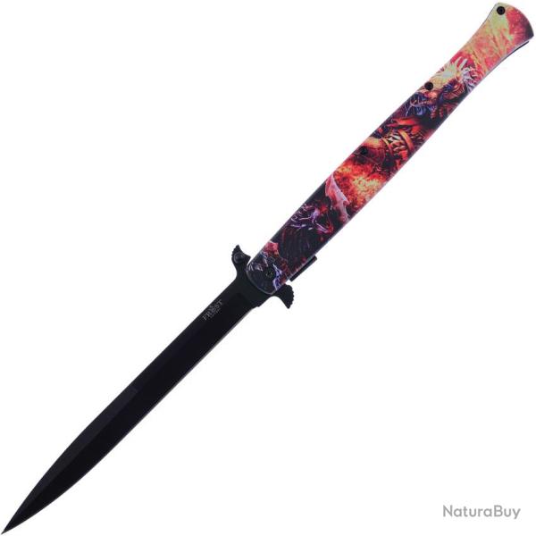 Couteau Frost Cutlery Dragon Multi A/O Lame Inox Spear Point Manche Aluminium Linerlock FFC0001DRD