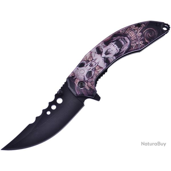 Couteau Pliant Frost Cutlery Bone Shaker A/O Lame Inox Manche Aluminium Linerlock FFC62SK