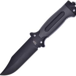 Couteau Frost Cutlery Lame Acier 420 Clip Point Manche Plastique Noir et Gris &Eacute;tui Plastique FTC07GY