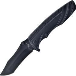 Couteau Pliant Frost Cutlery Jaguar A/O Lame Inox Manche ABS Noir Linerlock FTX117B