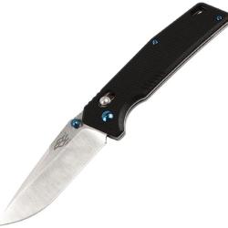 Couteau Pliant Ganzo Knives Firebird G-Lock Lame Acier 440C Drop Point Manche G10 Noir GAFB7601BK
