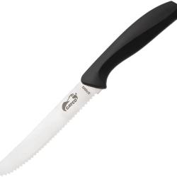 Couteau &agrave; Steak Gatco Lame Acier 420 Manche Zytel Noir GTC70003
