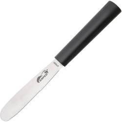 Couteau &agrave; Tartiner Gatco Sandwich Lame Acier 420 Manche Zytel Noir GTC70020