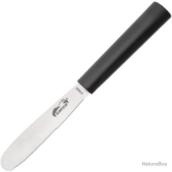 Couteau � Tartiner Gatco Sandwich Lame Acier 420 Manche Zytel Noir GTC70020