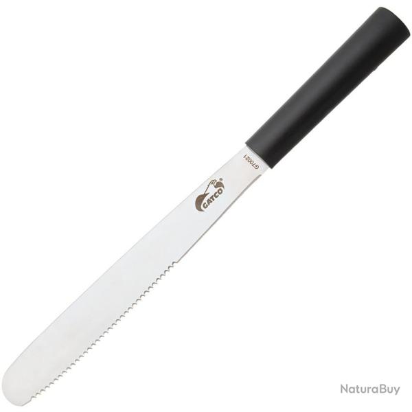 Couteau � Tartiner Gatco Event Lame Acier 420 Manche Zytel Noir GTC70021