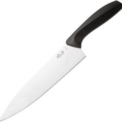 Couteau de Chef Gatco Lame Acier 420 Manche GFN Noir GTC70033