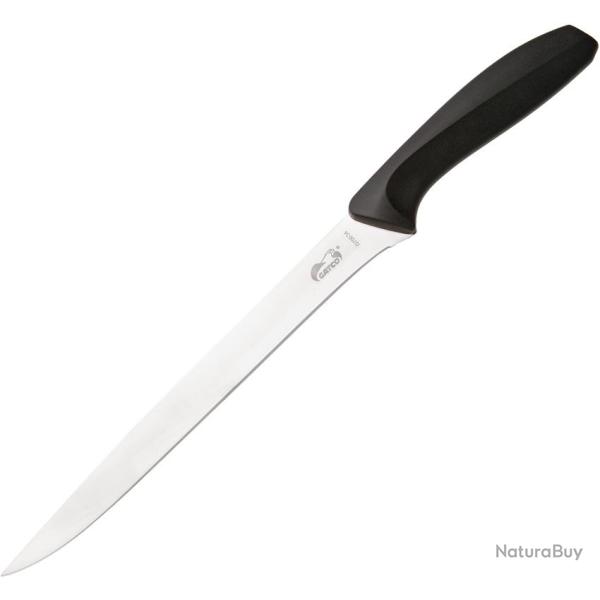 Couteau Fixe Gatco Lame Acier 420 Manche GFN Noir GTC70034
