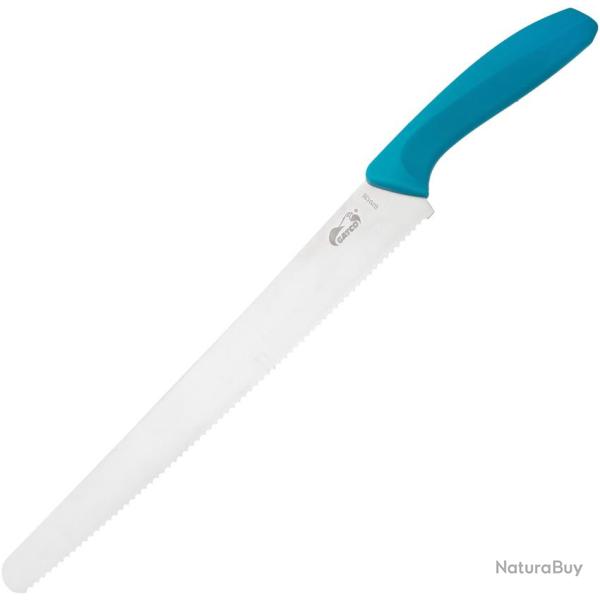 Couteau � Pain Gatco Lame Acier 420 Manche GFN Bleu Canard GTC70135