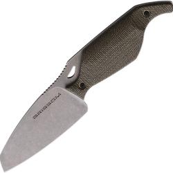 Couteau Fixe Grissom Knife & Tool Riverstone Lame Acier CPM-S35VN Manche Micarta Vert OD GKT002MOD