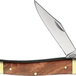 Couteau Pliant Grohmann Lame Inox Manche Bois Marron GR360S
