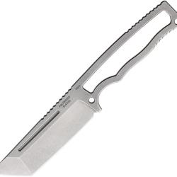 Couteau Fixe Halfbreed Blades Compact Field Lame Acier Tanto &Eacute;tui Plastique HBBCFK03