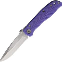 Couteau Pliant Hard Hat Lame Inox Manche Aluminium Violet Linerlock HH820PU