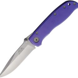 Couteau Pliant Hard Hat Lame Inox Manche Aluminium Violet Lockback HH842PU