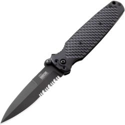 Couteau Pliant Hardcore Hardware Australia Lame Acier CPM-S35VN Manche G10 Noir HBBCOVERT01BKBK