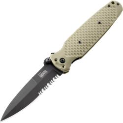 Couteau Pliant Hardcore Hardware Australia Lame Acier CPM-S35VN Manche G10 Vert HBBCOVERT01BKRG