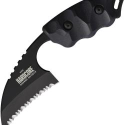 Couteau Hardcore Hardware Australia LFK-01 Gen 2 Lame Acier B&ouml;hler K340 Manche G10 Noir HBBLFK01S