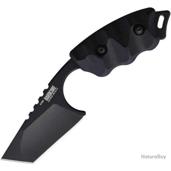 Couteau Hardcore Hardware Australia LFK-04 Gen 2 Lame Acier B�hler K340 Manche G10 Noir HBBLFK04