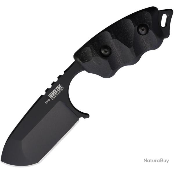 Couteau Hardcore Hardware Australia LFK-07 Gen 2 Lame Acier B�hler K340 Manche G10 Noir HBBLFK07