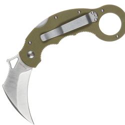 Couteau Pliant High Desert Blade Works TARANI Journeyman Lame Acier D2 Manche G10 Vert OD HDTJBKG1G2