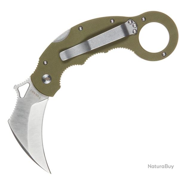 Couteau Pliant High Desert Blade Works TARANI Journeyman Lame Acier D2 Manche G10 Vert OD HDTJBKG1G2