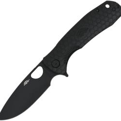 Couteau Pliant Honey Badger Knives Large Lame Acier 8Cr13MoV Manche Nylon Noir Linerlock HB1224BB