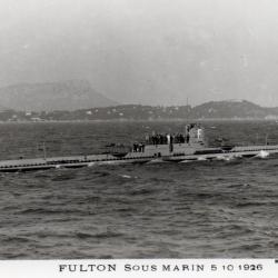 Carte postale ancienne Fulton Sous-Marin 5 10 1926 - N&deg;8935