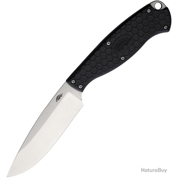 Couteau Fixe Honey Badger Knives Camp Lame Acier 8Cr13MoV Manche FRN Noir �tui Nylon HB5301