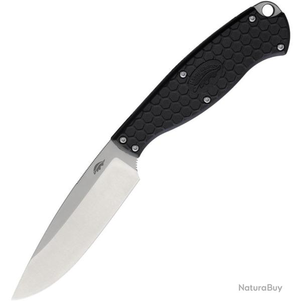 Couteau Fixe Honey Badger Knives Outfitter Lame Acier 8Cr13MoV Manche GFN Noir �tui Kydex HB5304