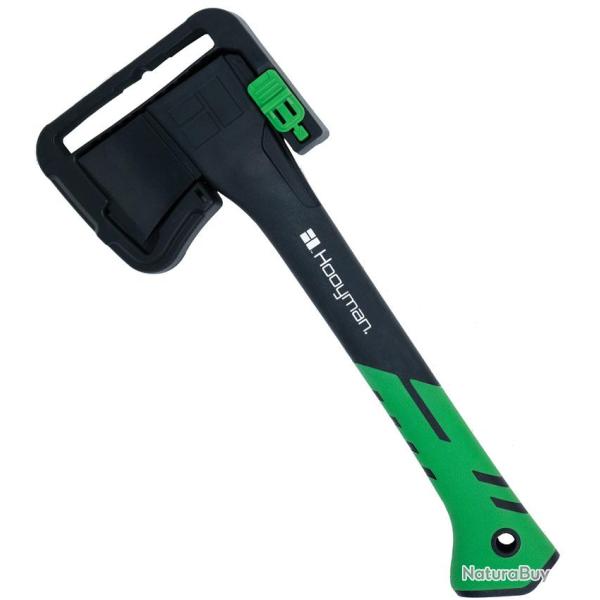 Hachette Hooyman Saws Small T�te Acier Carbone Manche Synth�tique Noir et Vert HYM1112241
