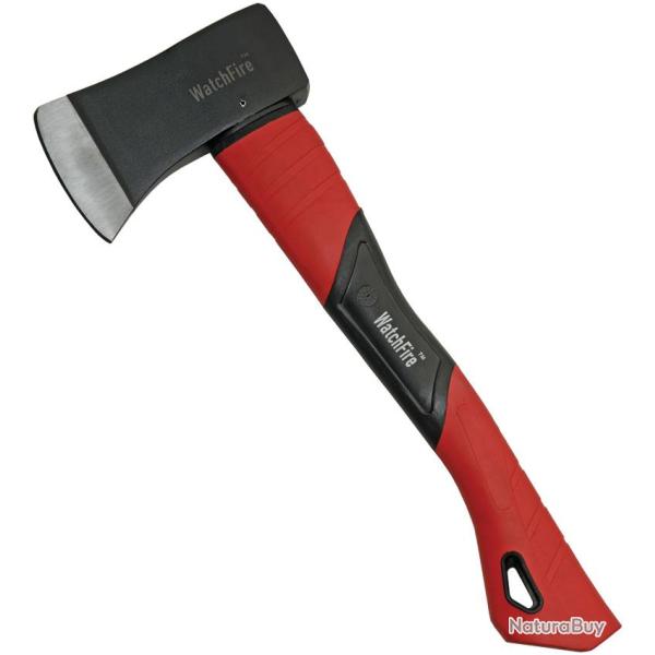 Hachette Camp T�te Acier 1045 Manche Nylon Noir et Rouge AX6801