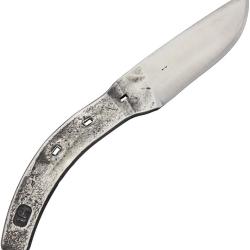 Couteau Fixe Iron Mountain Metal Craft Horseshoe Lame Acier &Eacute;tui Cuir CST2
