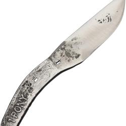 Couteau Fixe Iron Mountain Metal Craft Pony Lame Acier &Eacute;tui Cuir CST3