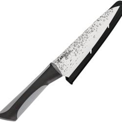Couteau Utilitaire Kai USA Luna Lame Acier 1.4116 Manche Synth&eacute;tique Noir et Gris KAI7084