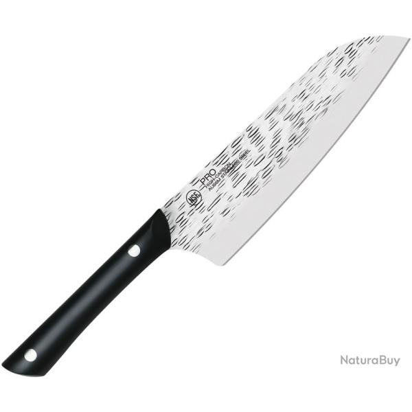 Couteau de Cuisine Kai USA Professional Santoku Lame Acier AUS-6 Manche POM Noir KAIHT7064