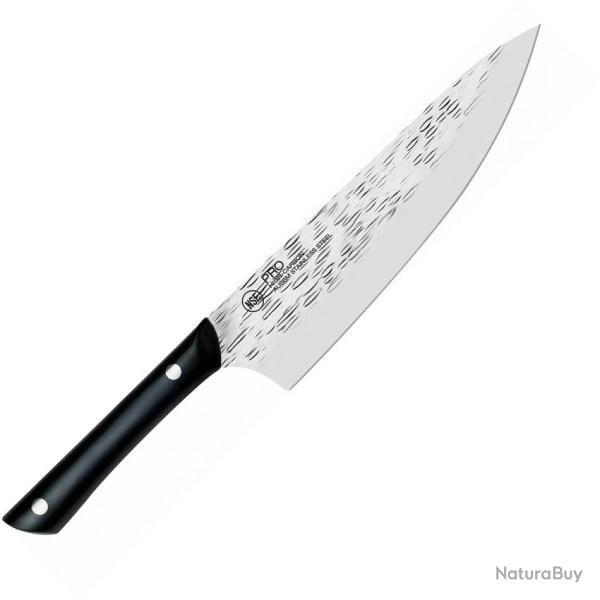 Couteau de Chef Kai USA Professional Lame Acier AUS-6 20,32 cm Manche POM Noir KAIHT7066