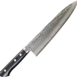Couteau de Cuisine Kanetsune Gyutou 210mm Lame Acier Manche Bois Noir KC947