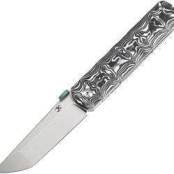 Couteau Kansept Knives BTF Nebula Lame Acier CPM-S35VN Manche Fibre de Carbone Linerlock K1064A3