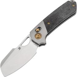 Couteau Pliant Kansept Knives Nahual Shred Lame Acier CPM-MagnaCut Manche Fibre de Carbone K2125V2