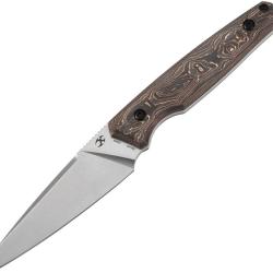 Couteau Fixe Kansept Knives Parr Lame Acier CPM-S35VN Manche Fibre de Carbone &Eacute;tui Kydex KG011A2