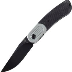 Couteau Pliant Kansept Knives Reverie Lame Acier 154CM Manche G10 Noir et Gris Linerlock KT2025B1