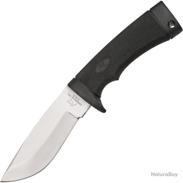 Couteau Fixe Katz Kat Series Lame Inox Manche Kraton Noir �tui Cordura KZBK103