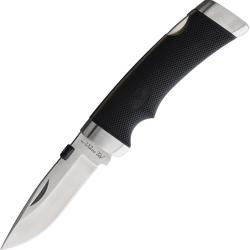 Couteau Pliant Katz Cheetah Lame Inox Drop Point Manche Kraton Noir Lockback &Eacute;tui Cuir KZK900DP